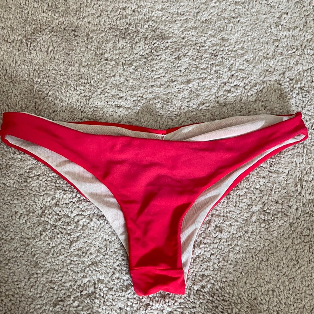 Red bikini bottoms